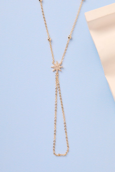 Heliophilia Silver Cadena de Metal CSHM9954 Dorada
